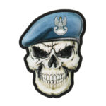 M-Tac patch skull in beret Poland (Coastal Defence)