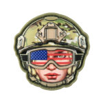 M-Tac Patch Emoji USA girl #2