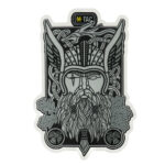M-Tac Odin reflective sticker Black
